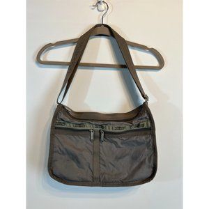 LeSportsac Deluxe Everyday Bag Gray Crossbody Purse